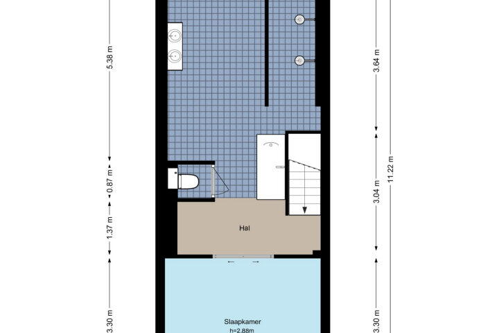 Plattegrond – Nieuwe Karselaan 78, Amstelveen