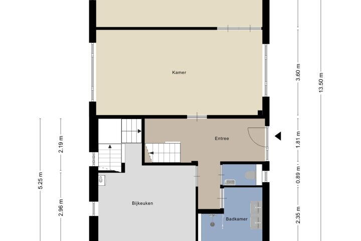 Plattegrond – Nieuwe Rijksweg 8, Vries