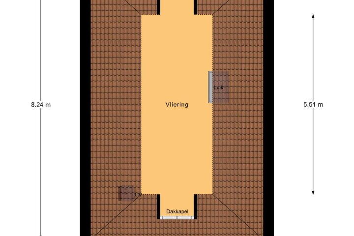 Plattegrond – Nieuwe Vlissingseweg 586, Middelburg