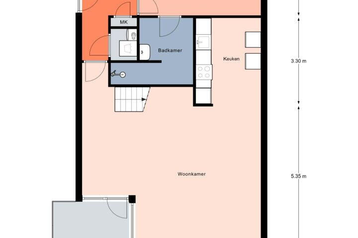 Plan – Nieuweweg 3 A, Roden