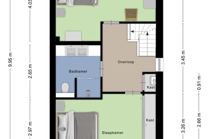 Plattegrond – Nieuwkuijksestraat 6, Nieuwkuijk