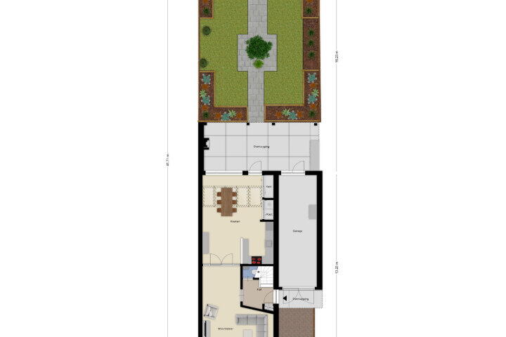 Plattegrond – Nieuwkuijksestraat 6, Nieuwkuijk