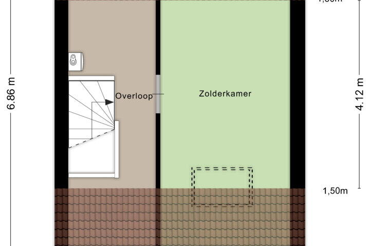 Plattegrond – Nieuwstadweg 13, Nijmegen