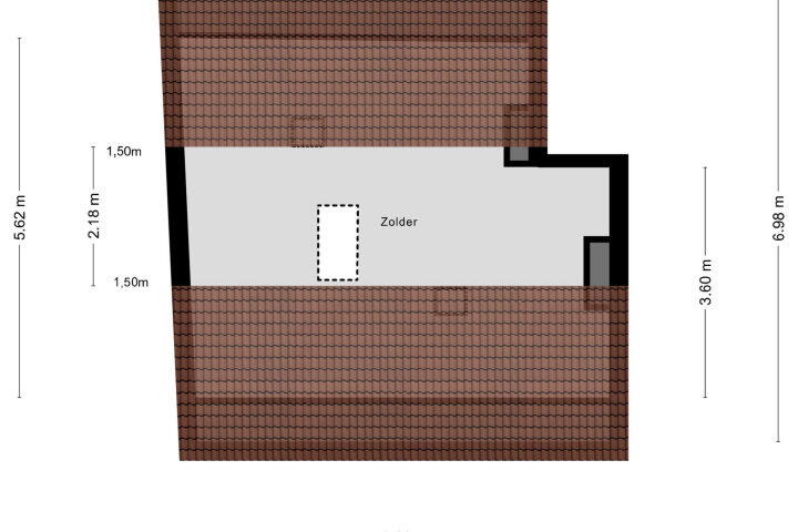 Plattegrond – Nieuwstraat 14, Wouw