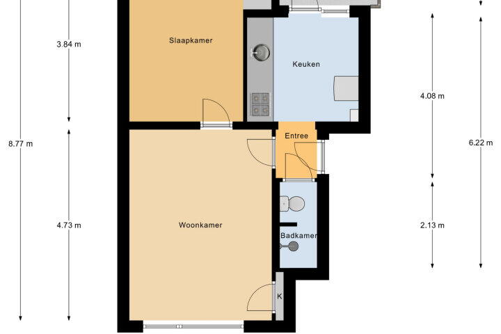 Plattegrond – Nieuwstraat 119, Vlissingen
