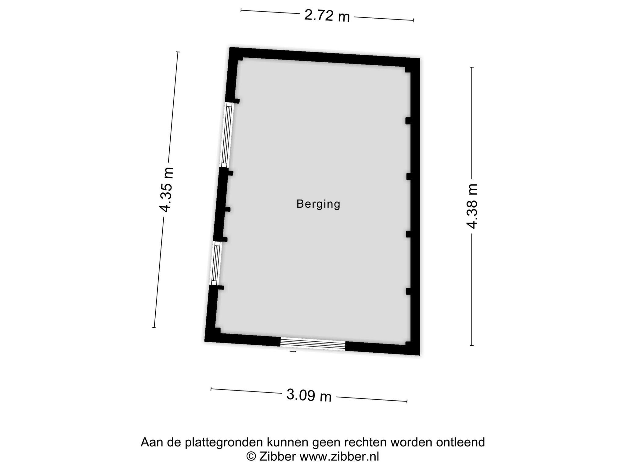 Plattegrond 3 - Nieuwstraat 33, Waalwijk