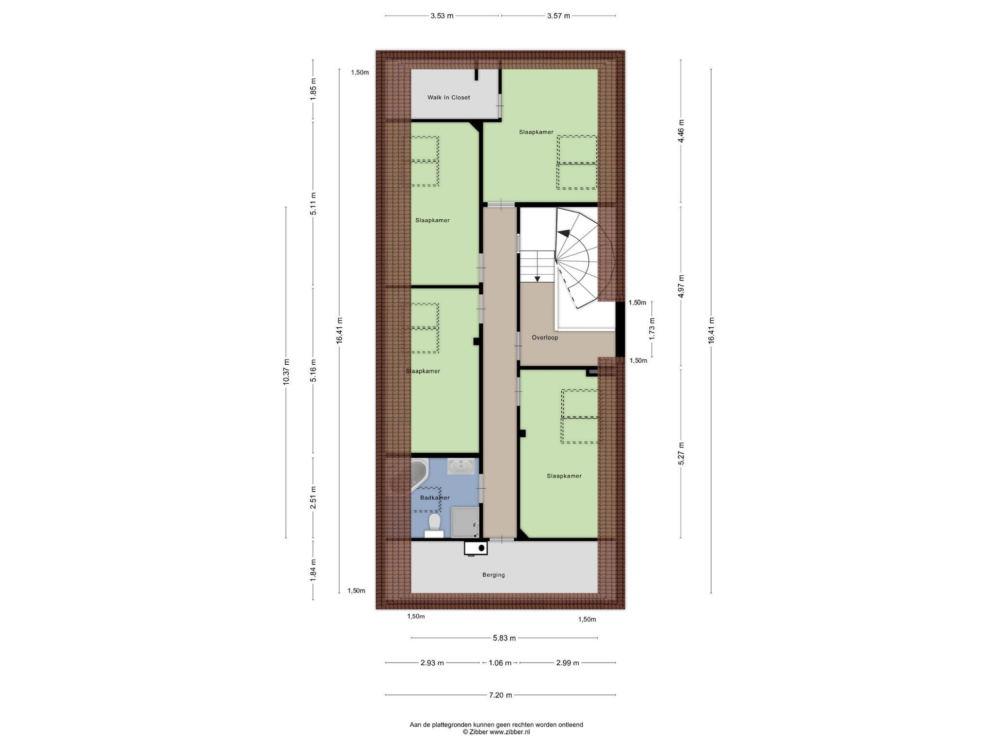 Plattegrond 2 - Nieuwstraat 77, Boskoop