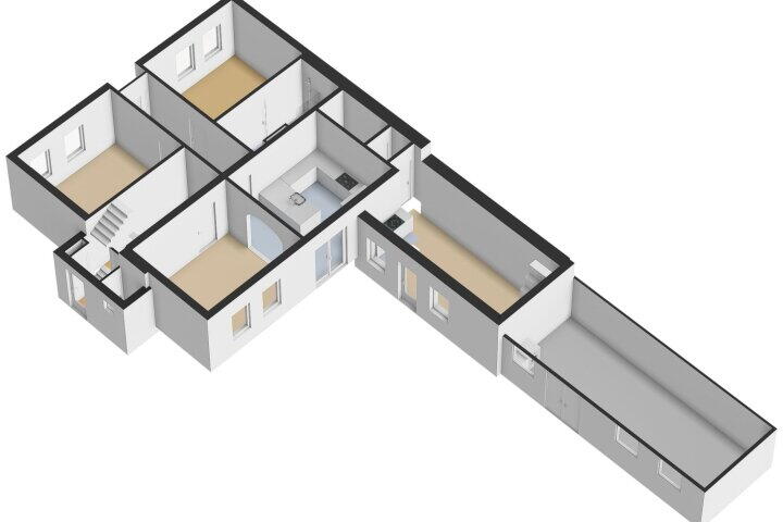 Plattegrond – Nieuwstraat 93, Kerkrade