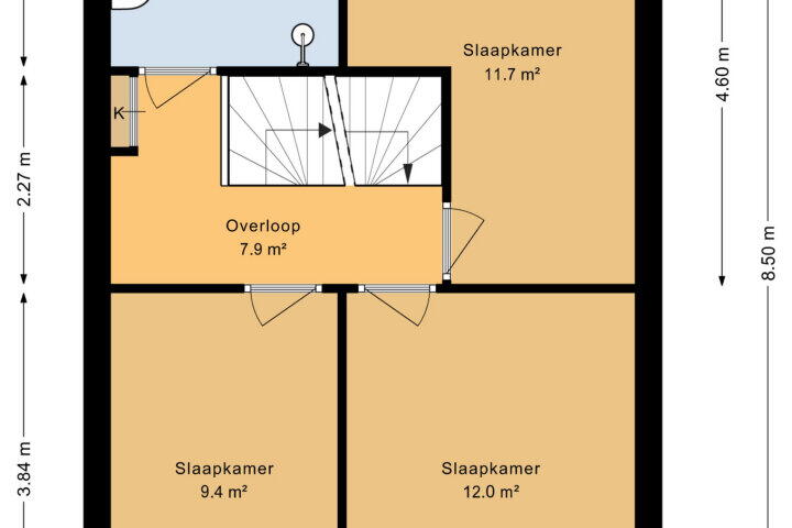 Plattegrond – Nijberslaan 10, Steenwijkerwold