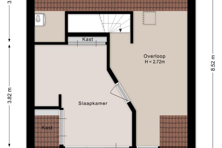 Plattegrond – Nijberslaan 6, Steenwijkerwold
