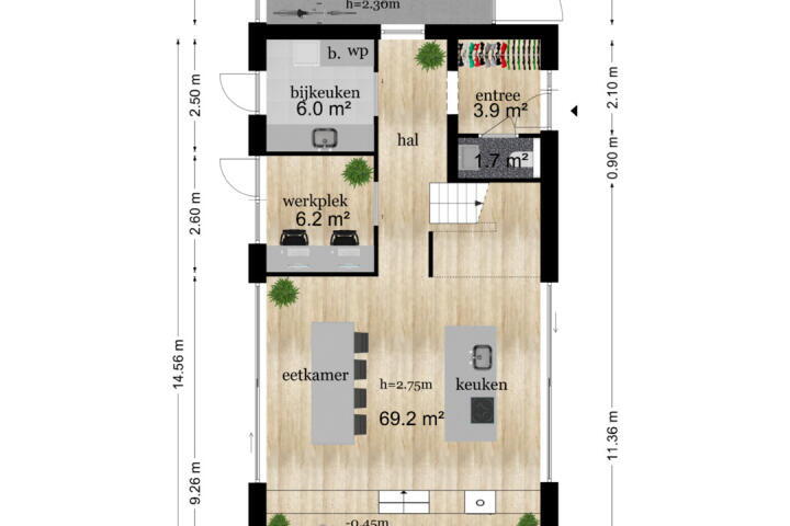 Plan – Nijendijk 2, Cothen