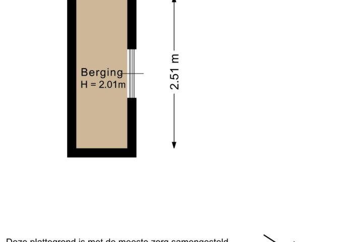 Plattegrond – Nijeveenseweg 39, Meppel