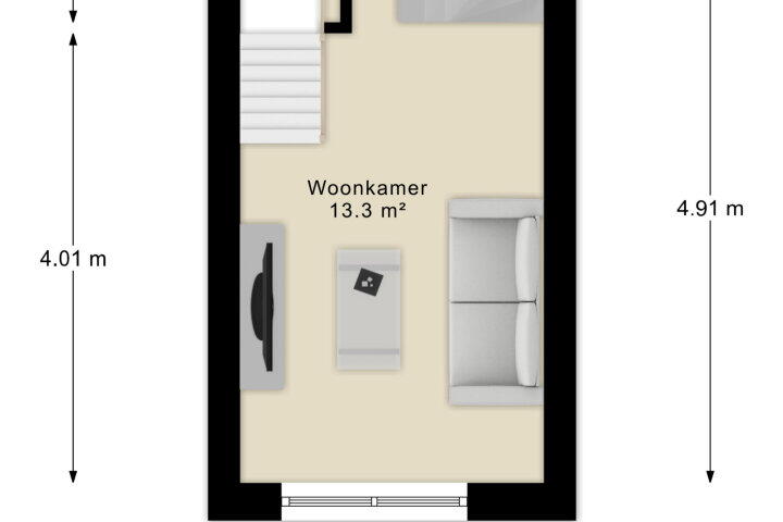 Plattegrond – Nijhoffstraat 3, Arnhem