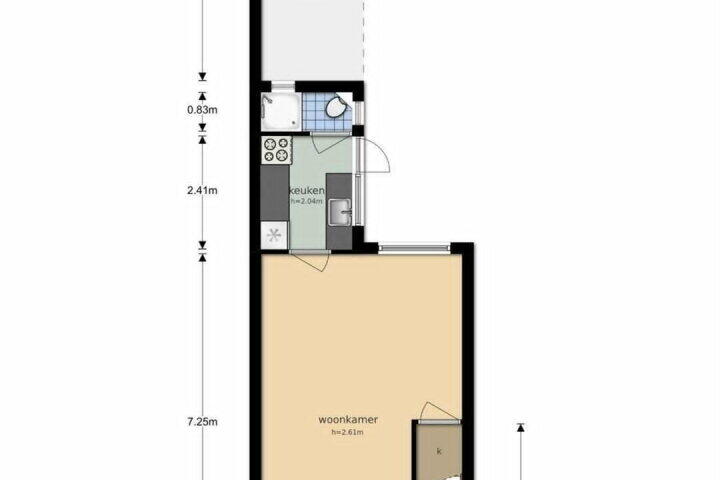 Plattegrond – Nijverdalsestraat 45, Wierden