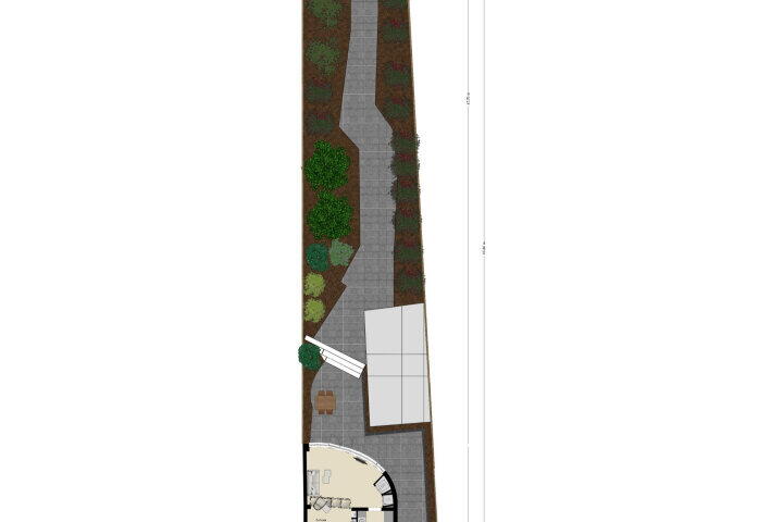Plattegrond – Nispensestraat 104, Roosendaal