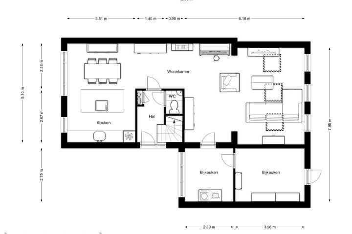 Plattegrond – Noardkamp 5, Bakkeveen