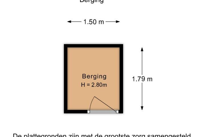 Plattegrond – Nobelstraat 56, Apeldoorn