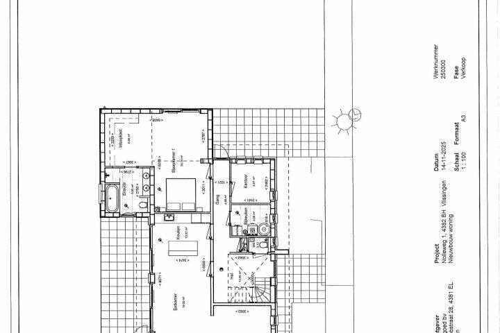 Plattegrond – Nolleweg 1, Vlissingen
