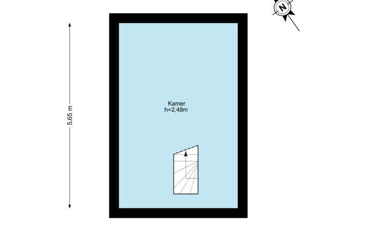 Plattegrond – Noorddammerlaan 80, Amstelveen