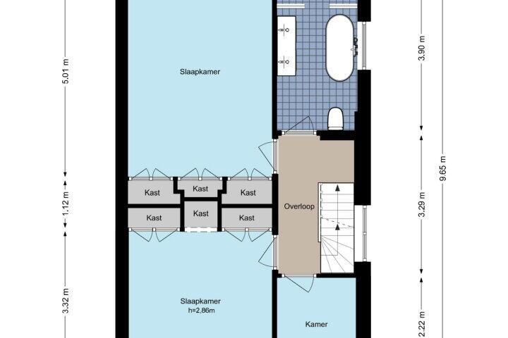 Plattegrond – Noorddammerlaan 81, Amstelveen