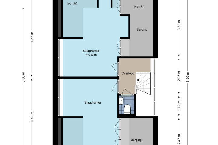 Plattegrond – Noorddammerlaan 81, Amstelveen