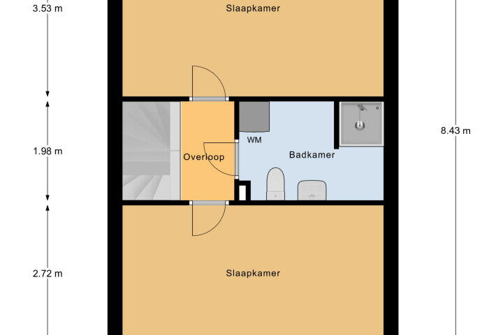 Plattegrond – Noorderbaan 1, Vlissingen