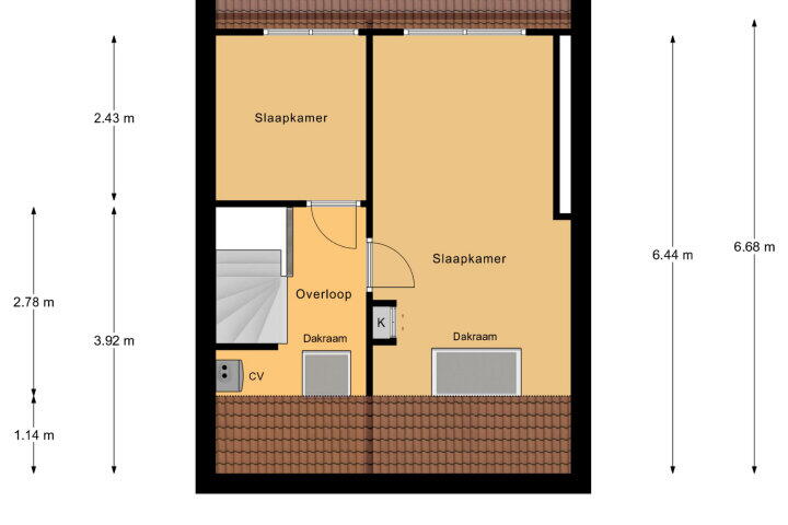 Plattegrond – Noorderbaan 1, Vlissingen