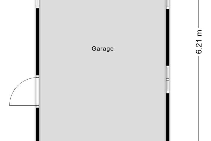 Plattegrond – Noorderdiep 545, Valthermond