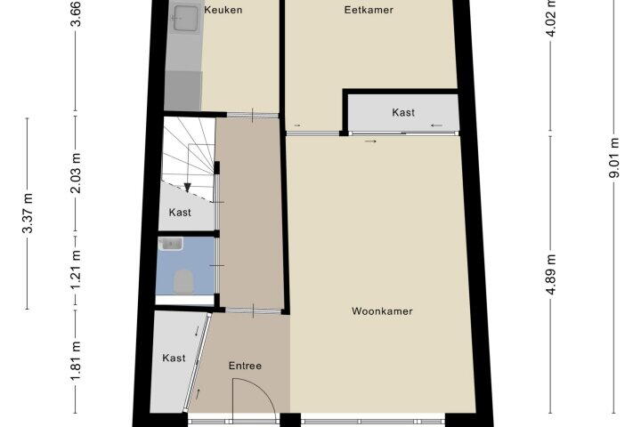 Plattegrond – Noordereiland 110, Zeewolde