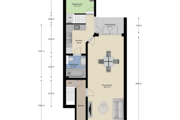 Plattegrond – Noordpad 59, Arnhem