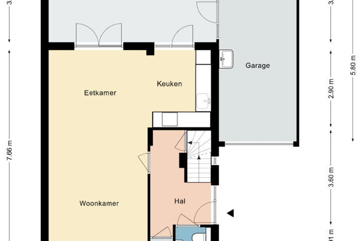 Plattegrond – Norbertijnenstraat 12, Simpelveld
