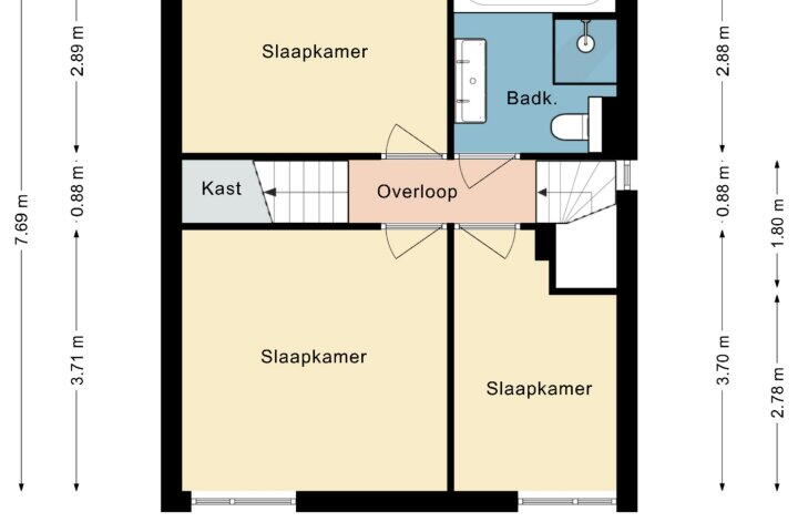 Plattegrond – Norbertijnenstraat 12, Simpelveld