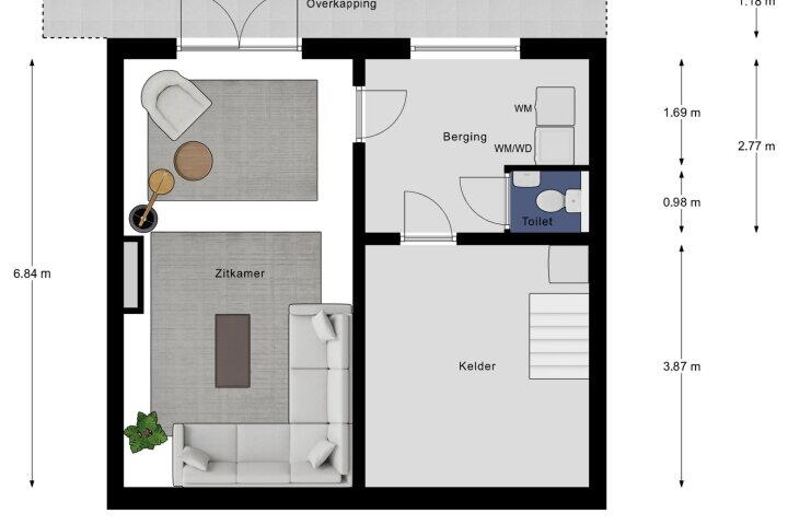 Plattegrond – Nunhemseweg 46, Haelen