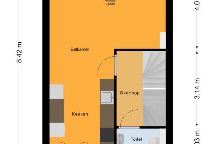 Plattegrond – Obelixstraat 42, Almere
