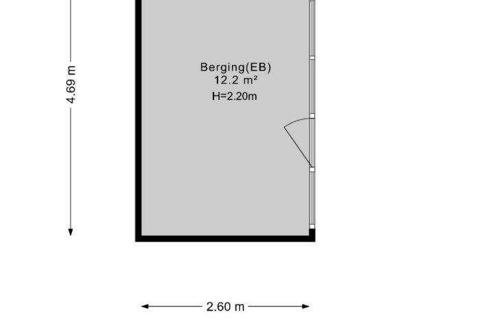 Plattegrond – Obrechtlaan 86, Assen