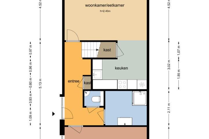 Plattegrond – Oceaanwater 7, Houten