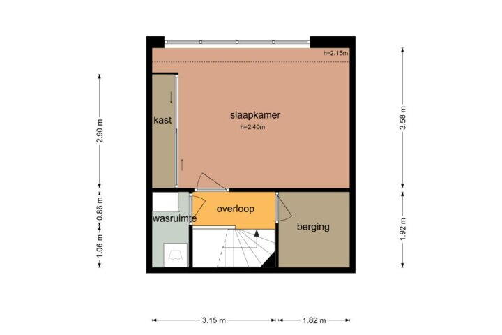 Plattegrond – Oceaanwater 7, Houten