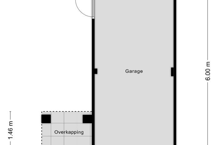 Plattegrond – Odiliadonk 44, Roosendaal