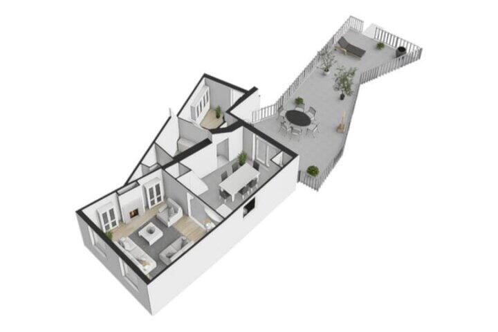 Plattegrond – Oeverstraat 2, Wijk bij Duurstede