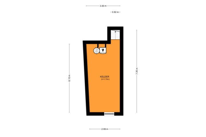 Plattegrond – Oeverstraat 30, Wijk bij Duurstede