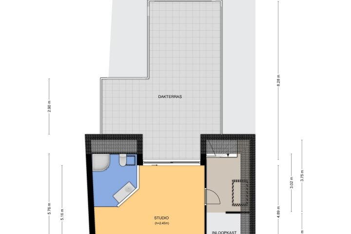 Plattegrond – Oeverstraat 30, Wijk bij Duurstede