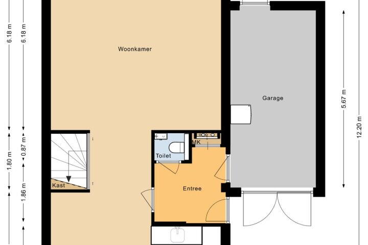 Plattegrond – Oeverzeggeweg 79, Heerhugowaard