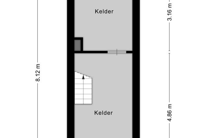 Plattegrond – Okapistraat 79, Nijmegen