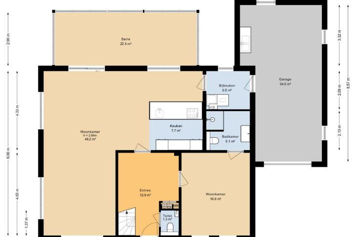 Plattegrond – Okster 2, Roden