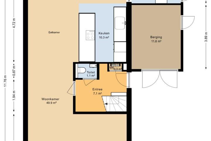 Plattegrond – Okster 30, Roden