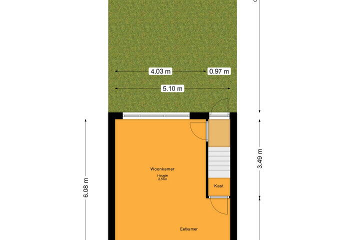Plattegrond – Oktoberstraat 95, Almere
