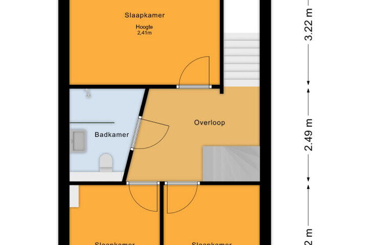 Plattegrond – Oktoberstraat 95, Almere