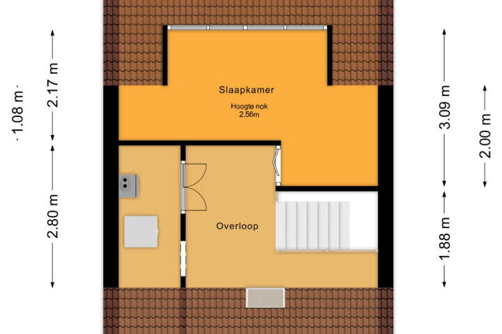 Plattegrond – Oktoberstraat 95, Almere