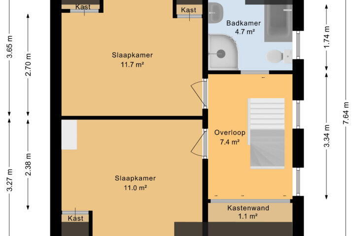 Plattegrond – Oldemarktseweg 16, Tuk
