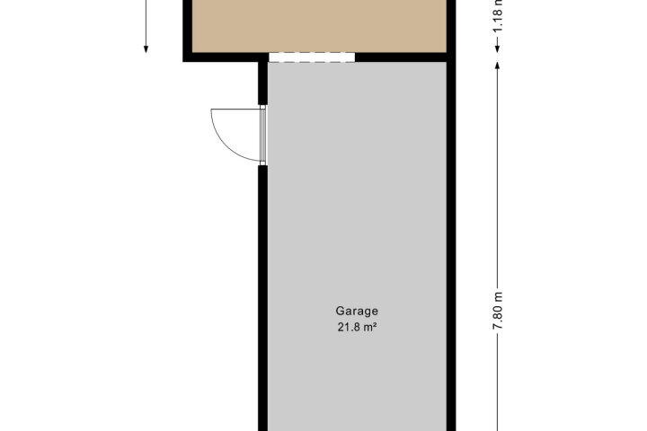 Plattegrond – Oldemarktseweg 16, Tuk
